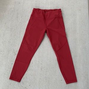 Sweaty Betty Power 7/8 Leggings Red size M